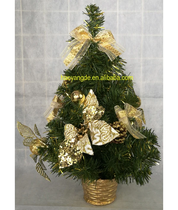 Wholesale decorated artificial Mini Christmas Tree tabletop Xmas Trees