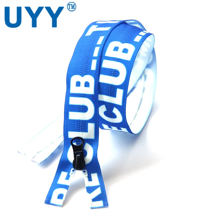 
Letters Special Printing Jacket 5# 65 cm Length Nylon Zipper 