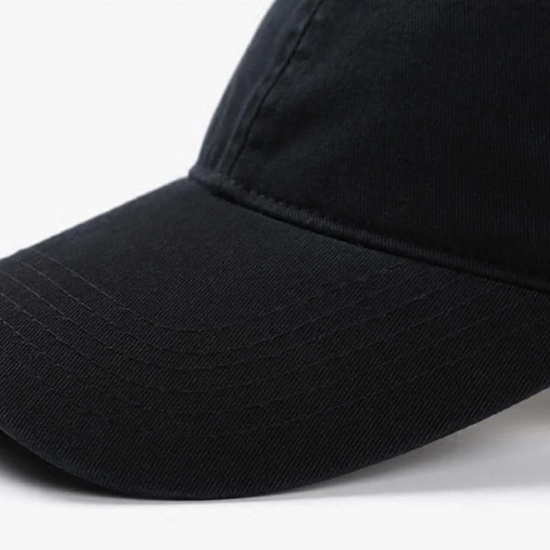 Men s Dad Hats Black Plain
