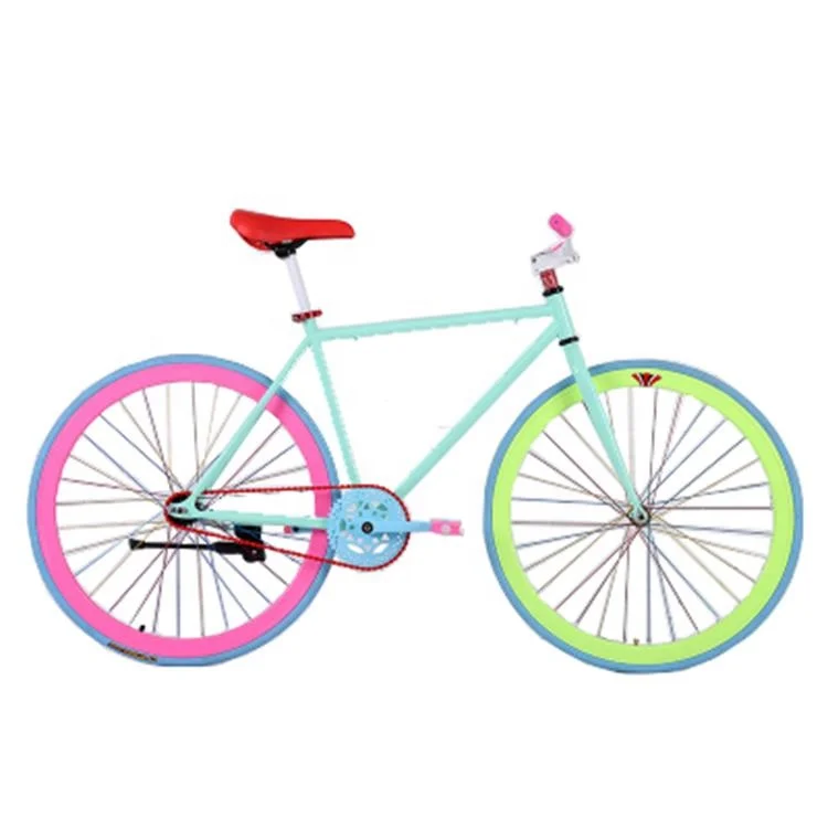 
Hot Sale single Speed colorful fixed gear bike 700C bicycle 
