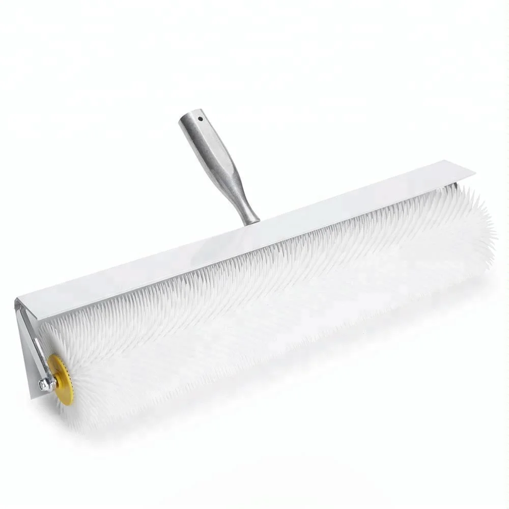 CHEAP Spiked roller brush with Metal baffle Self-leveling Epoxy Floor tools