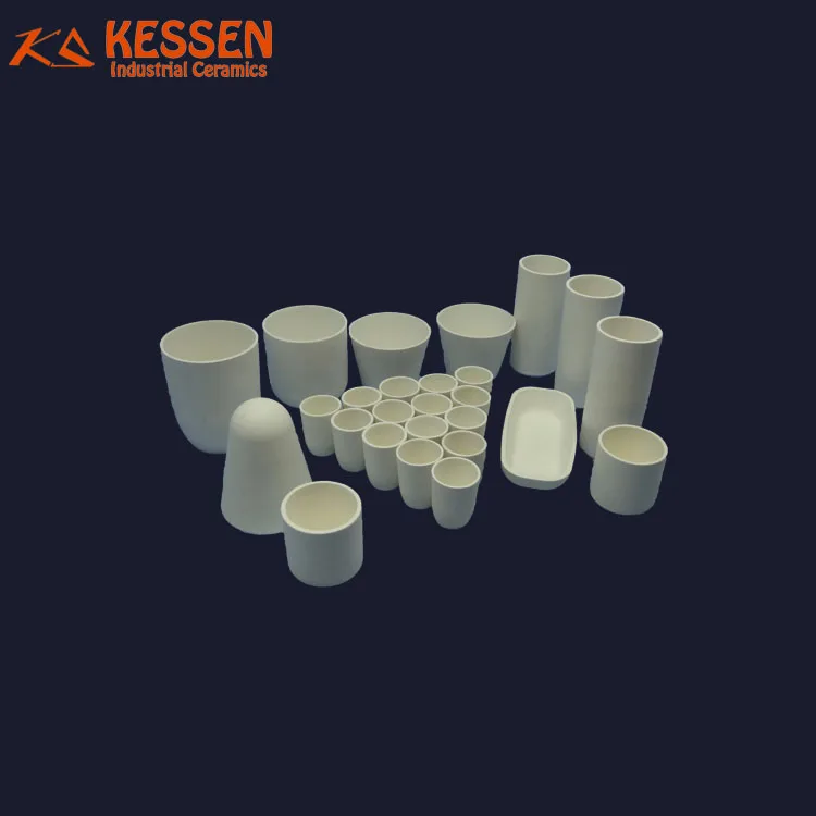 YSZ Yttria stabilized Zirconia crucibles