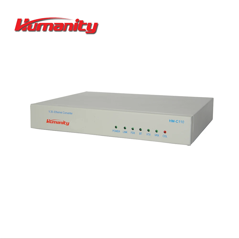 Ethernet over V3.5 solution HM-C110 Humanity V.35 to Ethernet Protocol Converter