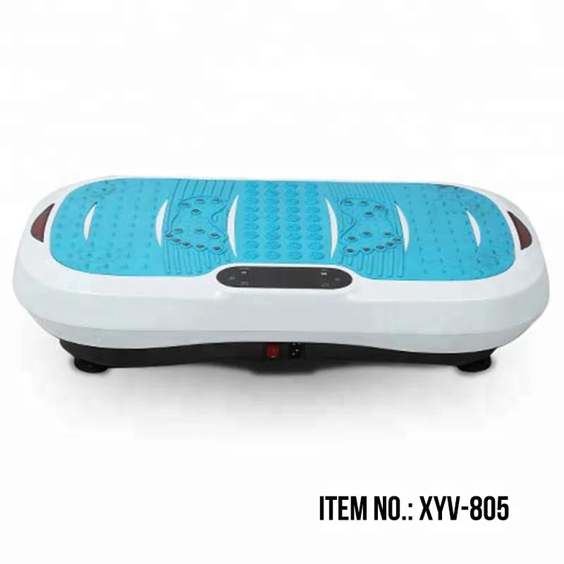 XYV-805 wholesale home exercise 200w LED display remote control 99 levels oem body vibration plate fitness crazy fit massage