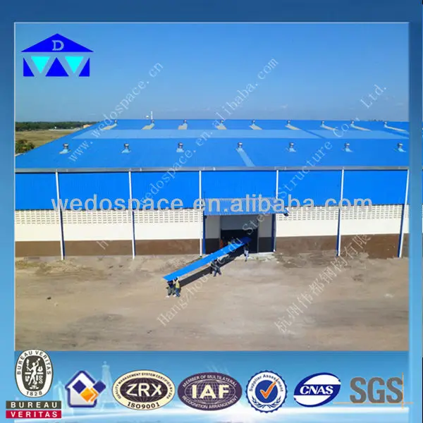 Agricultural and Industrial Shed low cost steel fabricated structure construction buildings/workshop/plant/warehouse (africa) from factory