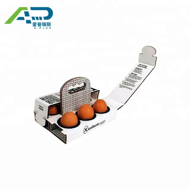 Corrugated Cardboard Take Away Egg Packaging Box With Logo Printing