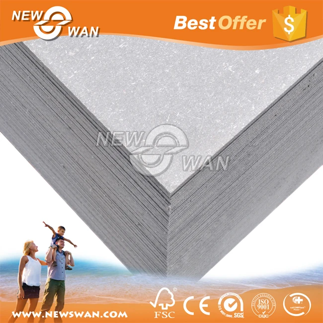 
Waterproof Cement Wall Covering / Fiber Sheet Wall / Fiber Cement Board for Exterior Wall 