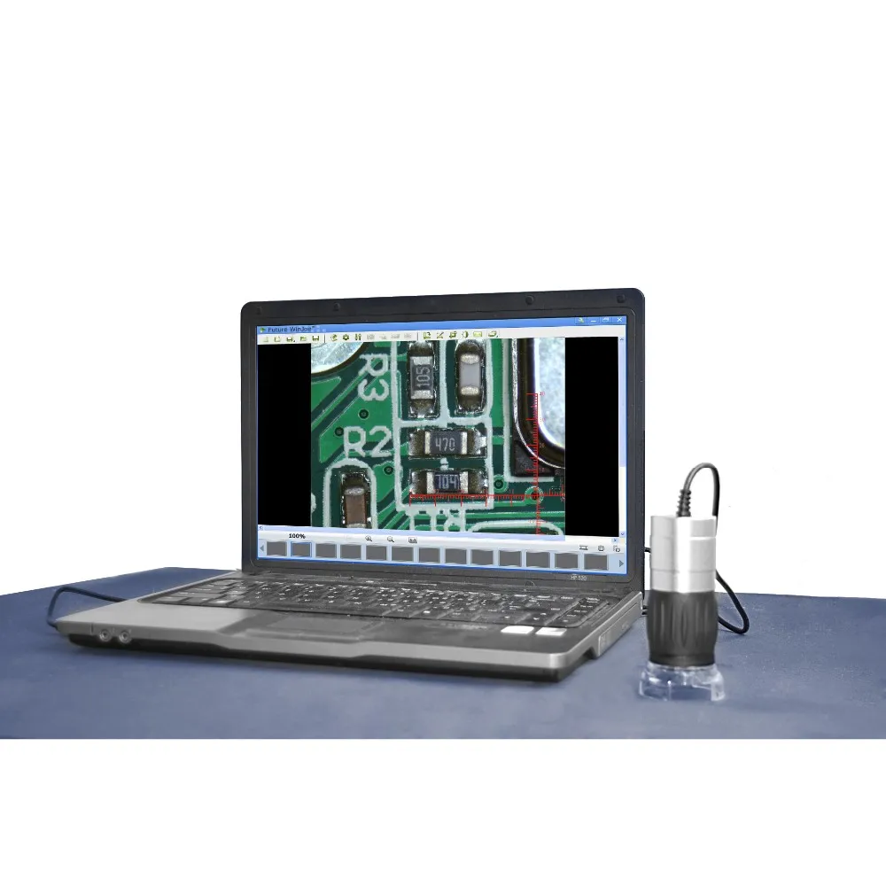 MDA1300R patent design RoHS proved  1.3mp portable zoom USB digital measuring microscope with reticle software