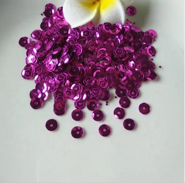 
8mm sequins curved beads faceted 8mm plastic beads flake 