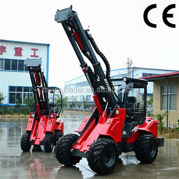 china multifunction mini farm tractor TAIAN DY1150 telescopic mini loaders