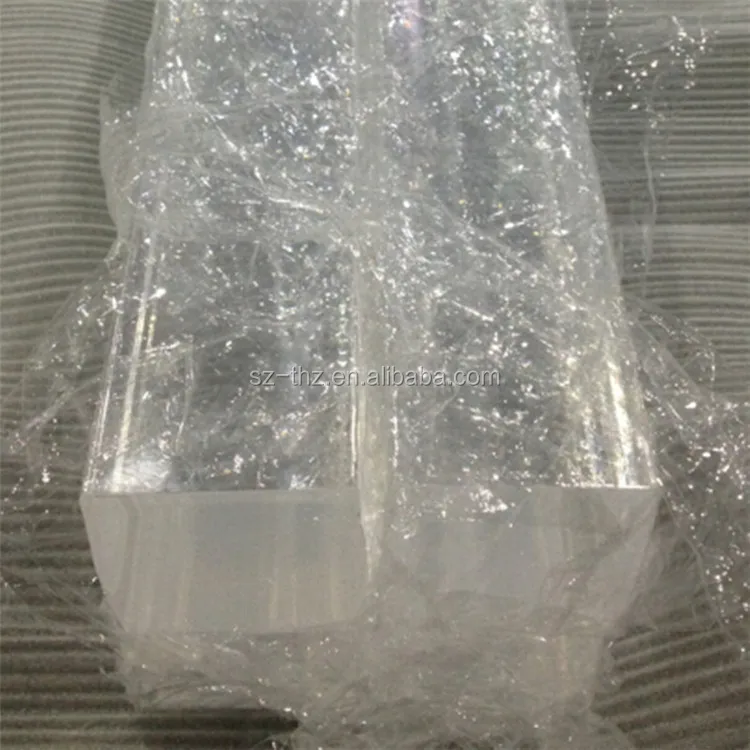 
Plastic Acrylic Clear Square Rod 25x25mmx1000mm Extruded PMMA Stick LED Decor Have Many Different Diameter In Stock 