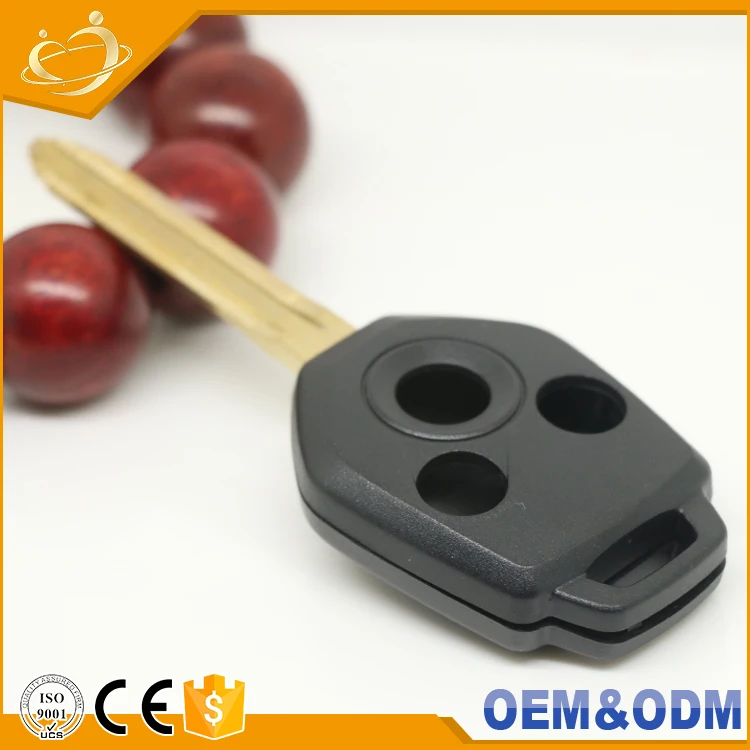 Без логотипа с плоским лезвием удаленной машине случае ключ 3 кнопки для Subaru Outback Forester XV