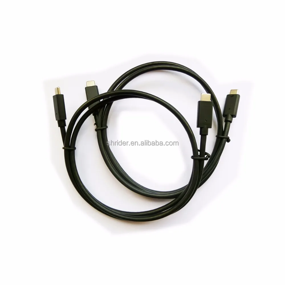 
Usb c Тип коннектор 3,1 Штекерный кабель USB3.1 Тип C к type C кабель с повышающим вольт чипом 