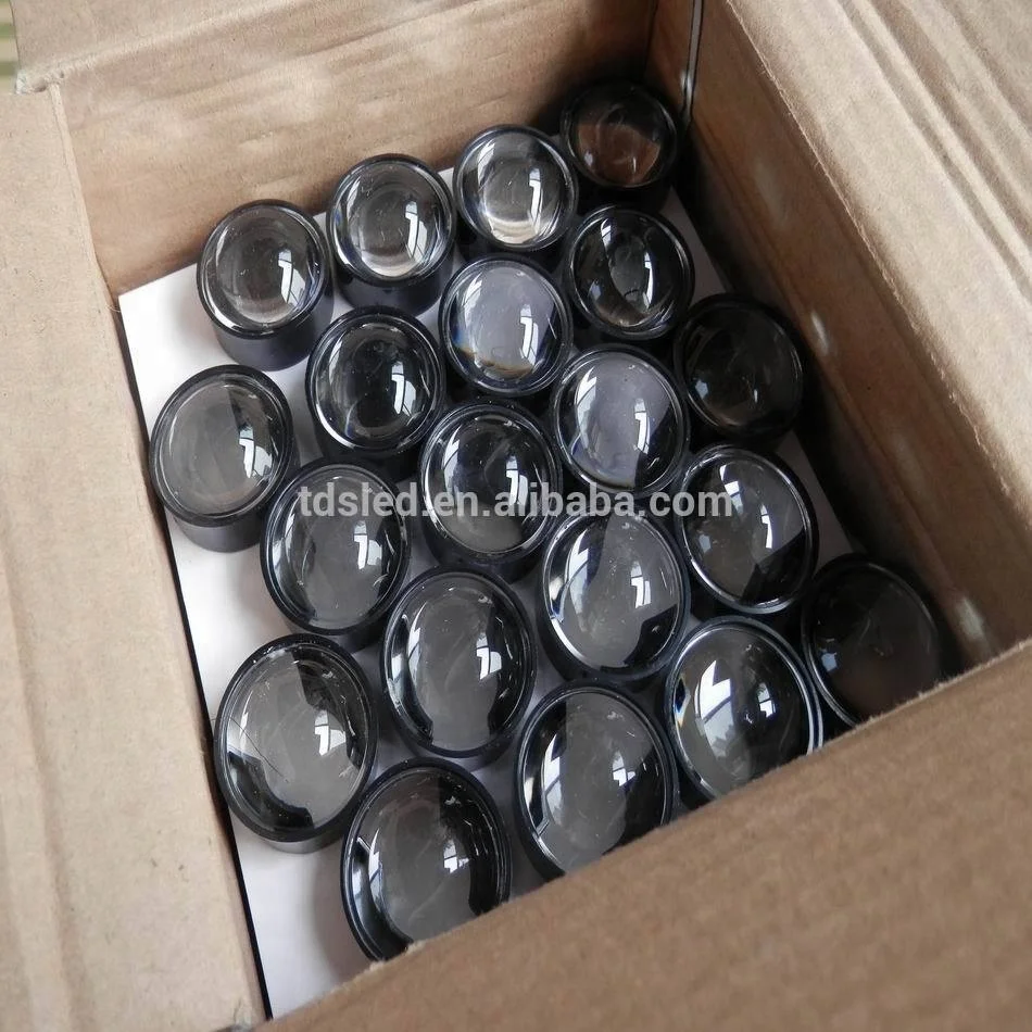 23mm convex lens installed with white / black holder 60 degree beam angle