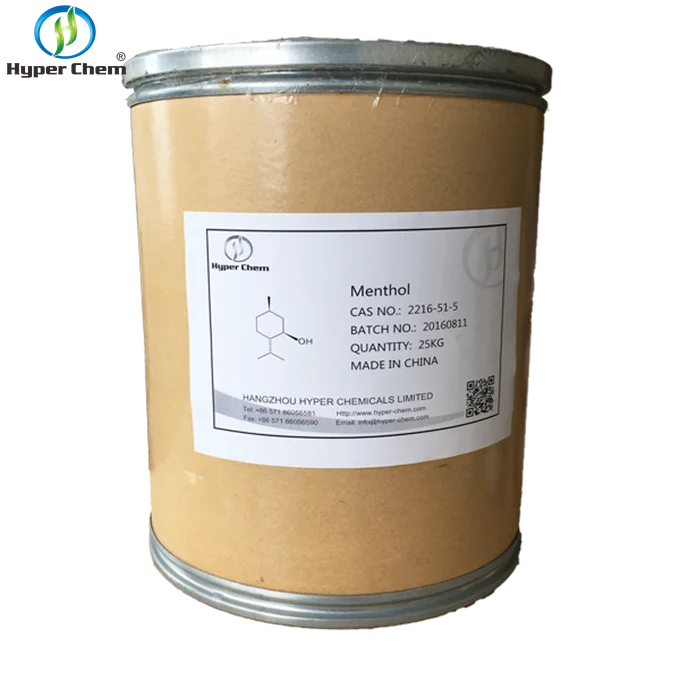 
Natural Menthol crystals CAS 2216-51-5 Menthol crystal 