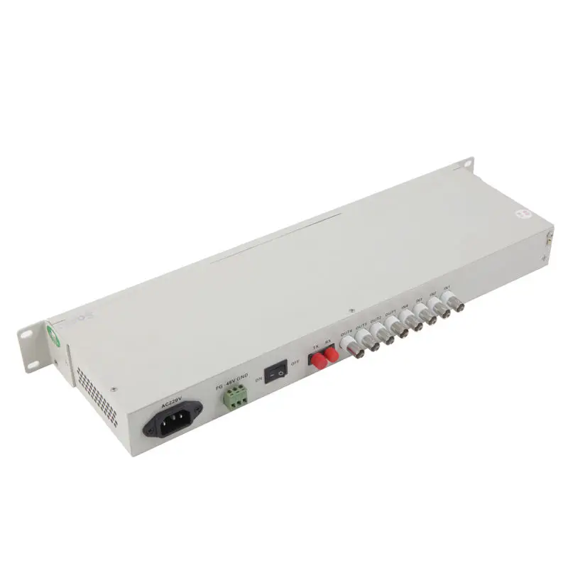 BNC или RJ45 4E1 оптический мультиплексор