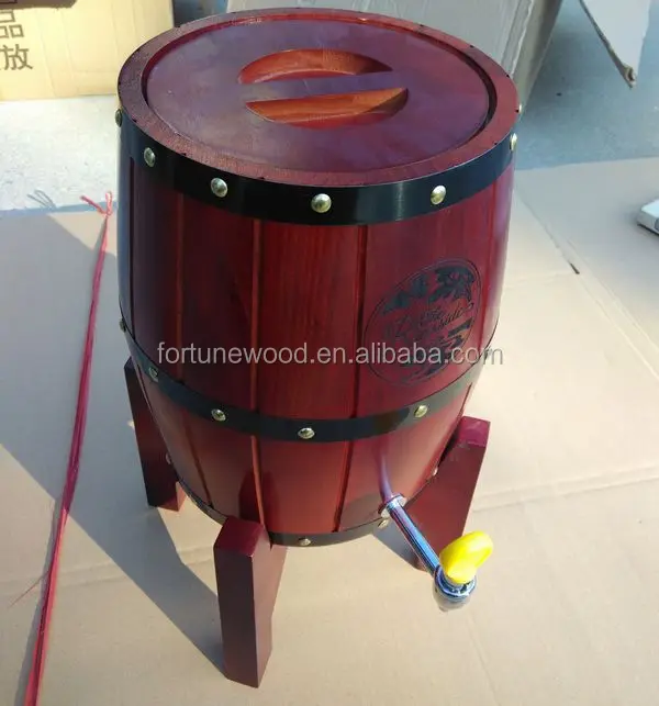 best selling 5L mini pine wood beer barrels