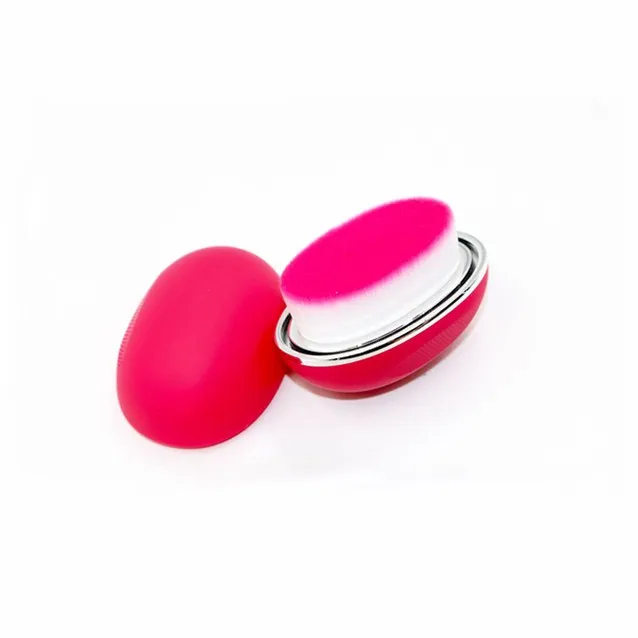 1pc 3D cheap egg shape Ellipse mini cute foundation powder cosmetic makeup brush