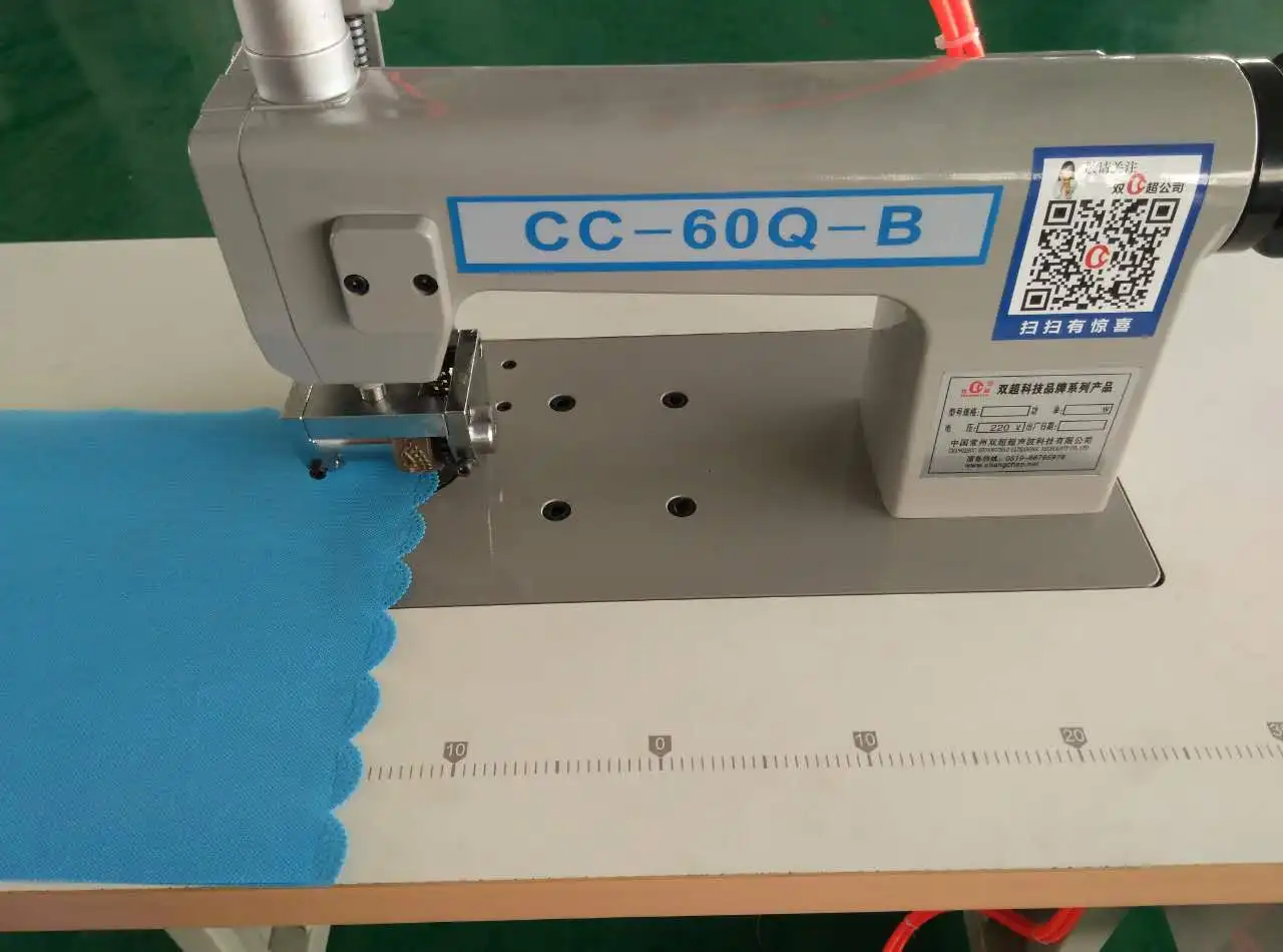 Pneumatic type ultrasonic lace sewing machine