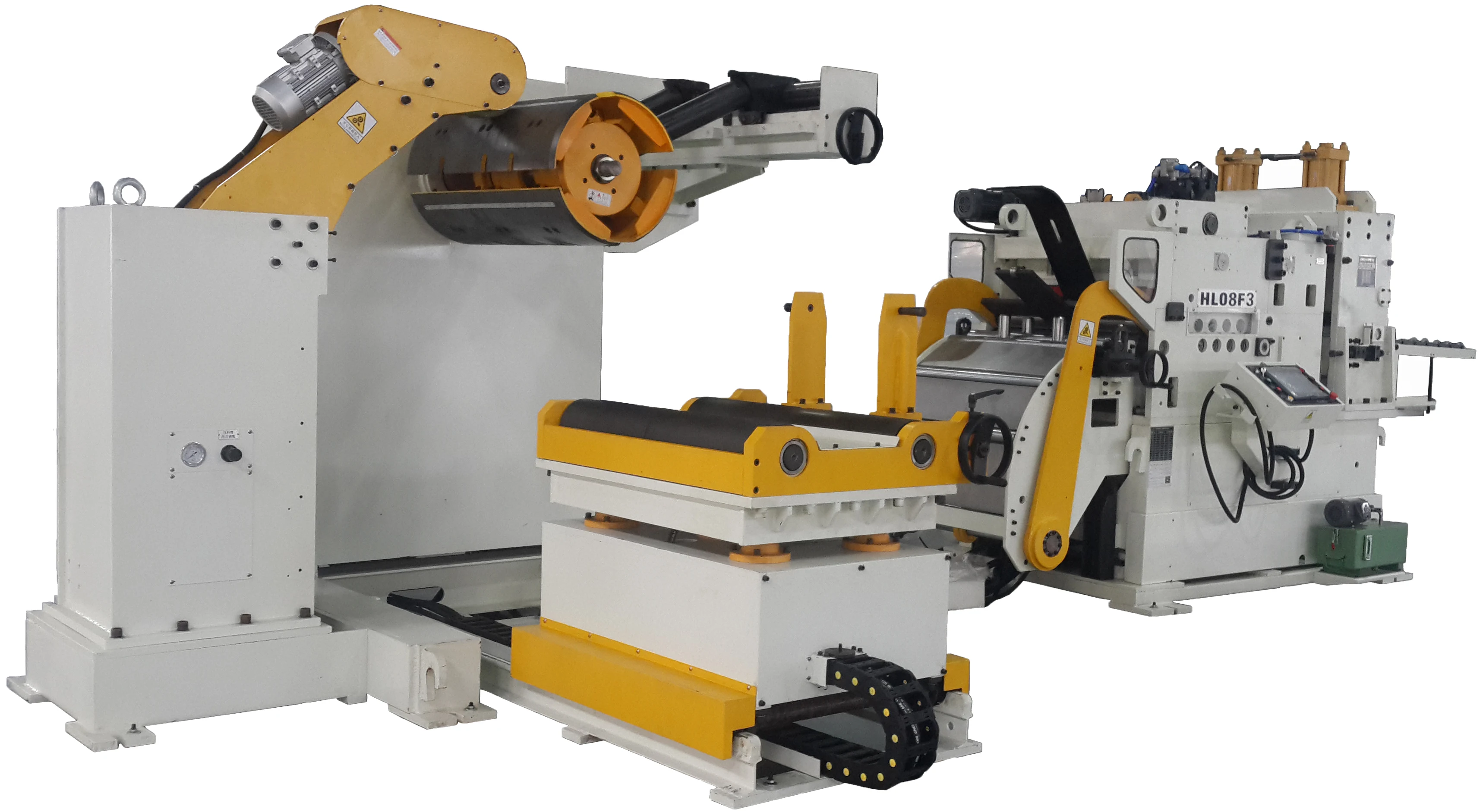 
auto Steel Sheet Metal Straightener Coil Feeder 3 in 1 machine 