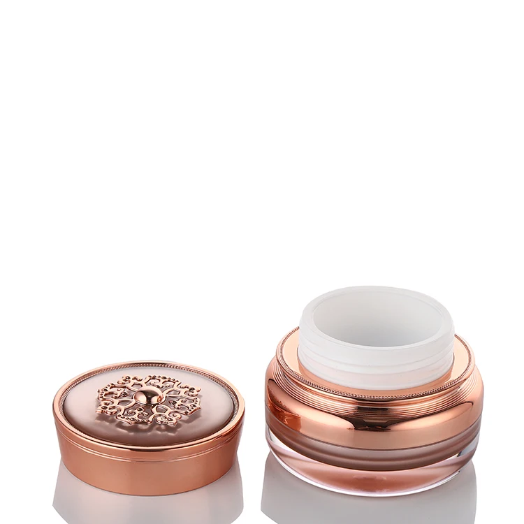 Exquisite Beautiful Acrylic Cream 30ml Cosmetic Clear Mini Plastic Jar