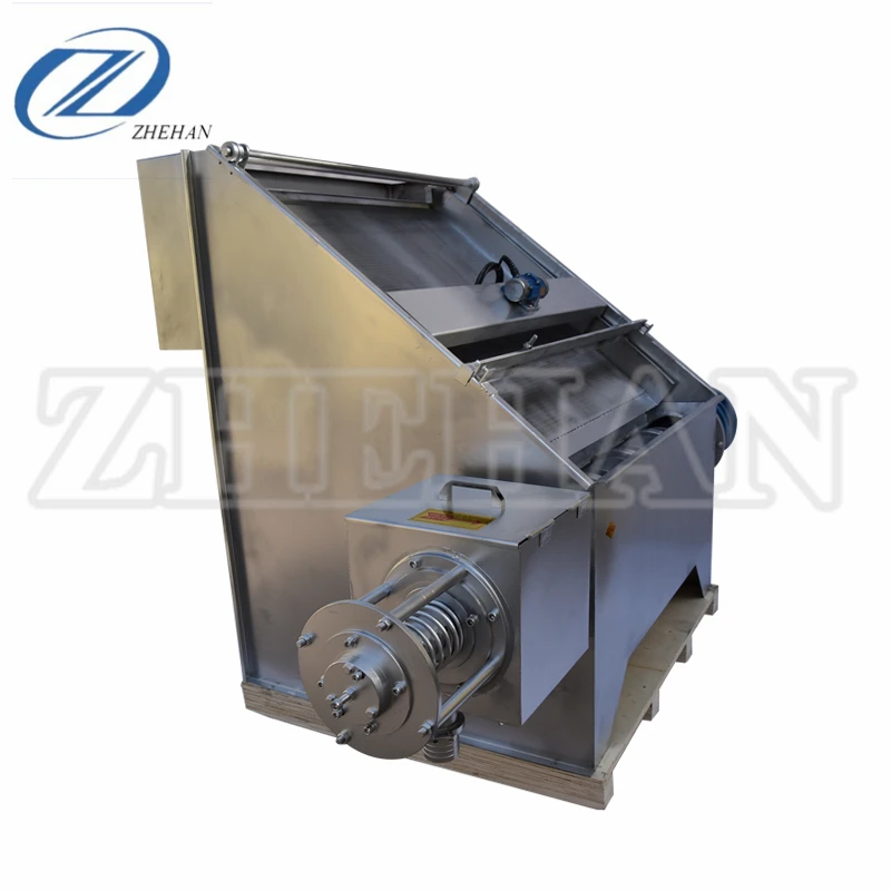 SS stainless steel New design manure dewatering machine Spent Grains, Brewers Grain, Paper Pulp