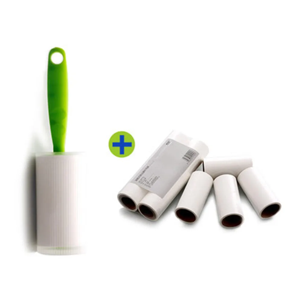 Hot selling double sided pet hair remover brush competitive price pp style lint roller reusable for clothes