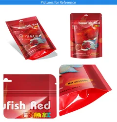Factory supply customized kraft paper fish feed cat pet dog food plastic packing bags stand up pouch