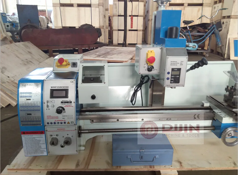 combination lathe milling machine mill lathe combo machine BHP250V brushless motor Max length is 750mm at discount
