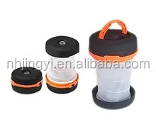 Outdoor camp Emergency ABS Waterproof Flexible Flashlight Mini LED Foldable Camping Lantern