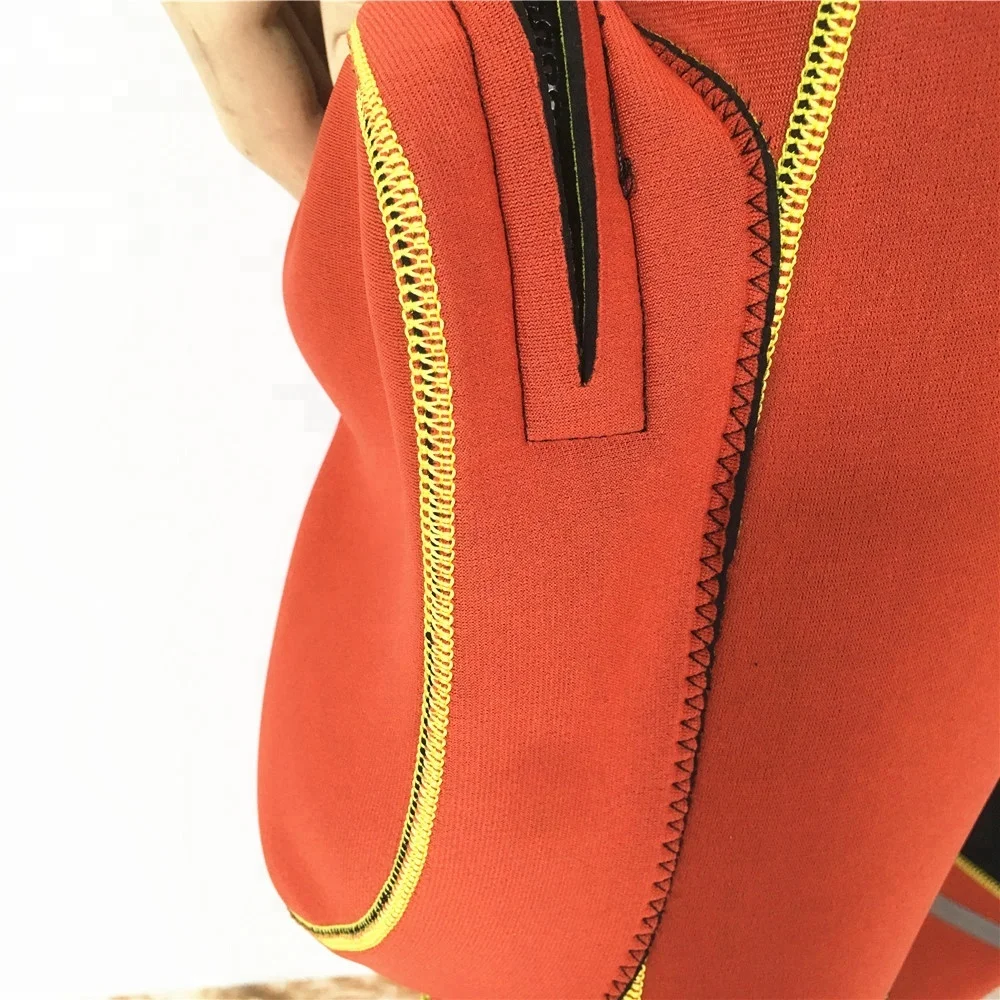 Мужской оранжевый неопреновый костюм 3 мм с эластичными панелями для подводного плавания, подводного плавания, серфинга, плавательного Гидрокостюма