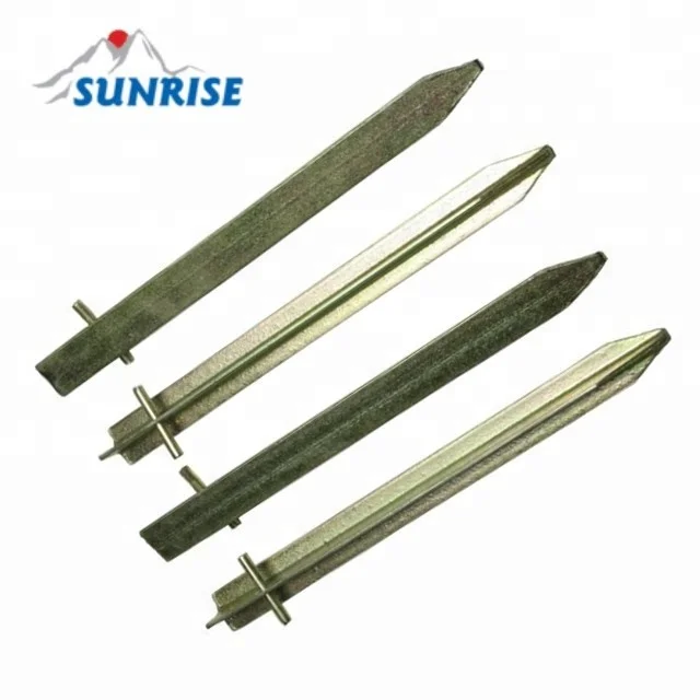 56878C# 50cm Heavy Duty T shape T-Iron Steel peg