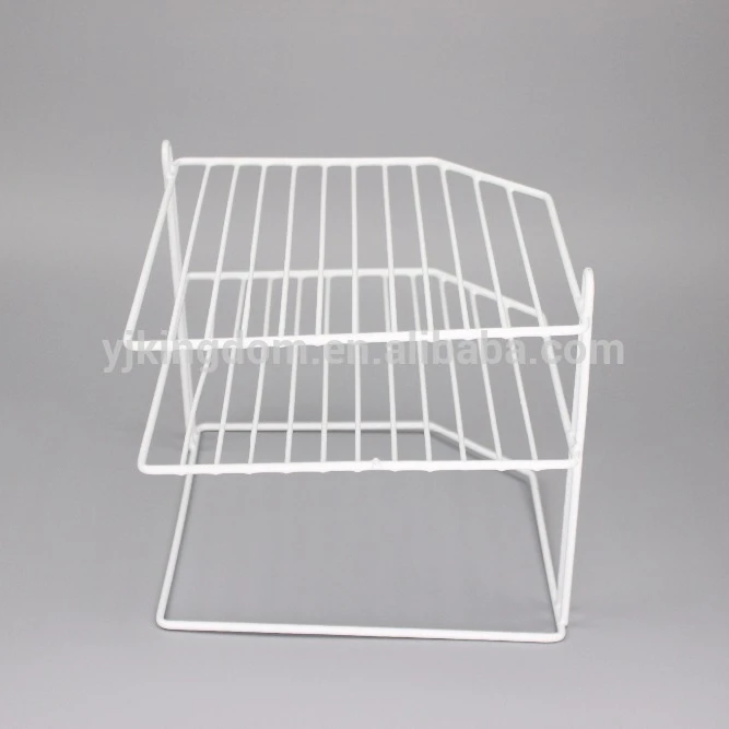 oem 549-90B homewares 3-tier white wire kitchen corner shelf