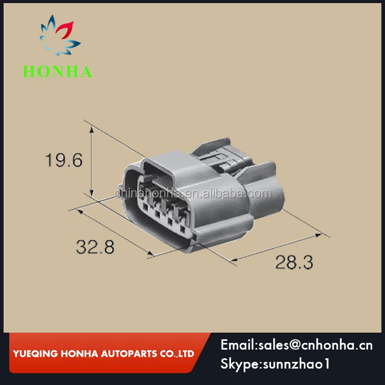 4 Pin Female Waterproof electrical Automotive Connector 6098-0144