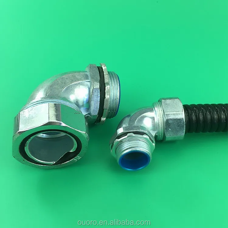 OUORO 25mm G1 DWJ Metal Conduit 90 degree Elbow Connectors