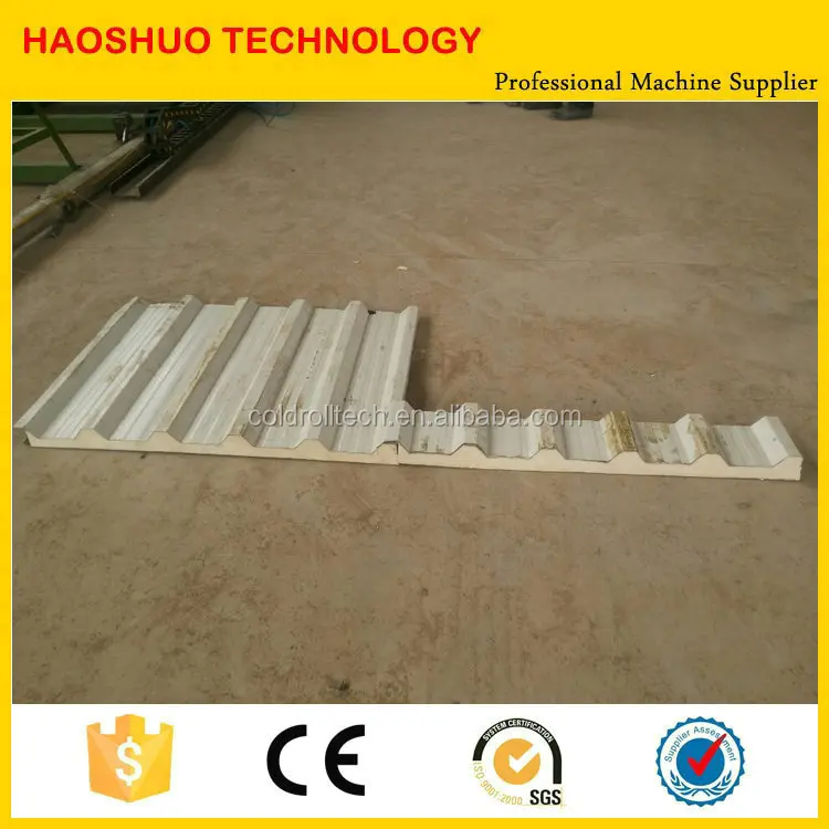 Линия по производству сэндвич-панелей из полиуретана машина для производства непрерывной сэндвич-панели