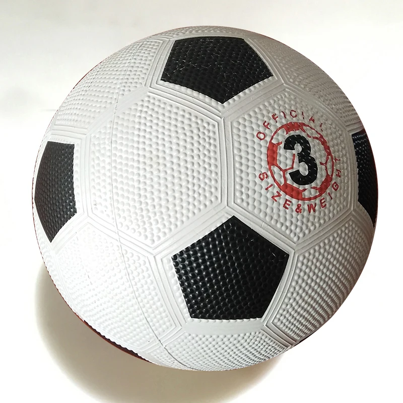 Colorful Custom Rubber Particle Surface Kids Soccer Ball Football