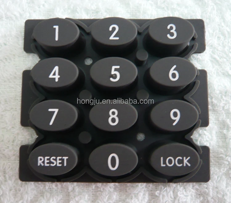 Supply all kinds of Silicone keypad with crystal cap с лучшим выбором