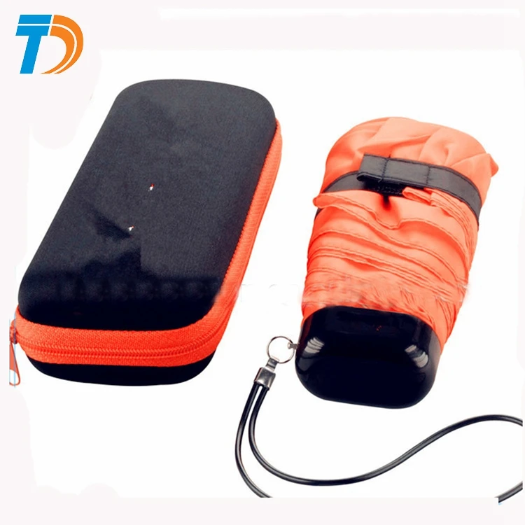 High Quality Small Mini Eva Box Five Folding Umbrella For Sale