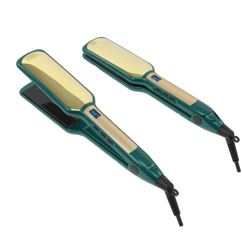450 ultrasonic infrared  titanium plate hair straightener iron