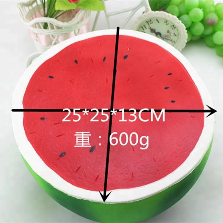 Super soft slow rising squishy toys jumbo watermelon squishy toy