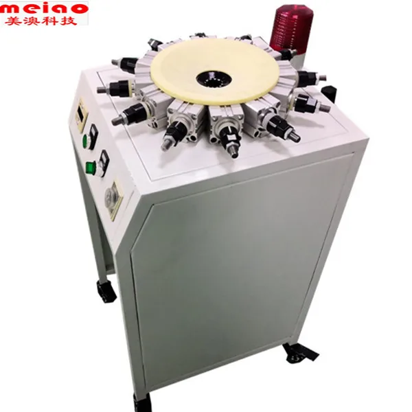 LED bulb crimping machine for E14