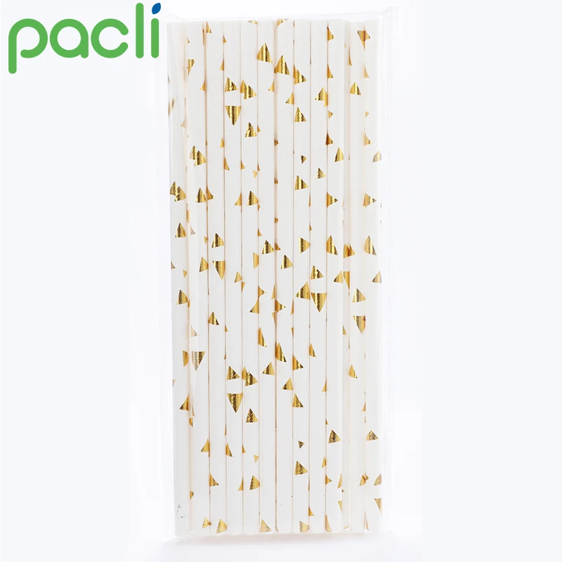 Eco-friendly different color straight long eco paper straws recycled