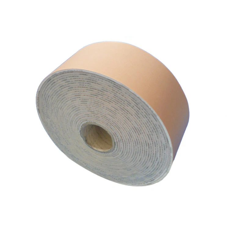 China gold abrasive sanding paper rolls Sponge sandpaper polishing rolls