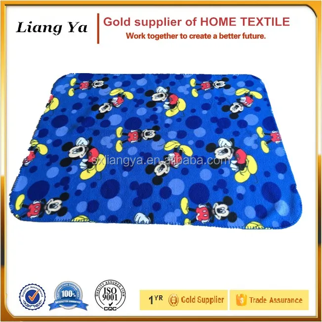 Рекламные низкой цене ребенка пеленать печатные плед из флиса