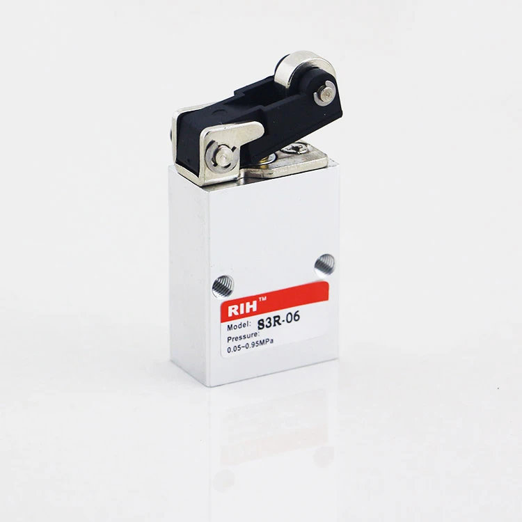 
External Control Direct Acting Type S3/NS3 Series Actuated Pneumatic Airtac Mechanical Control Valve 