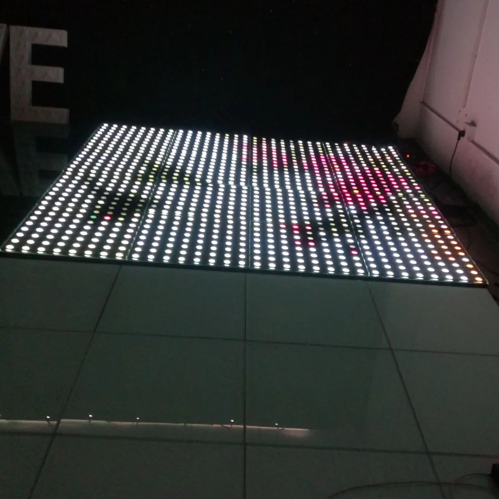 
CE rohs certificates P8 LED video dance floor display bar nightclub disco DMX led light source IP65 video led dancing floor 