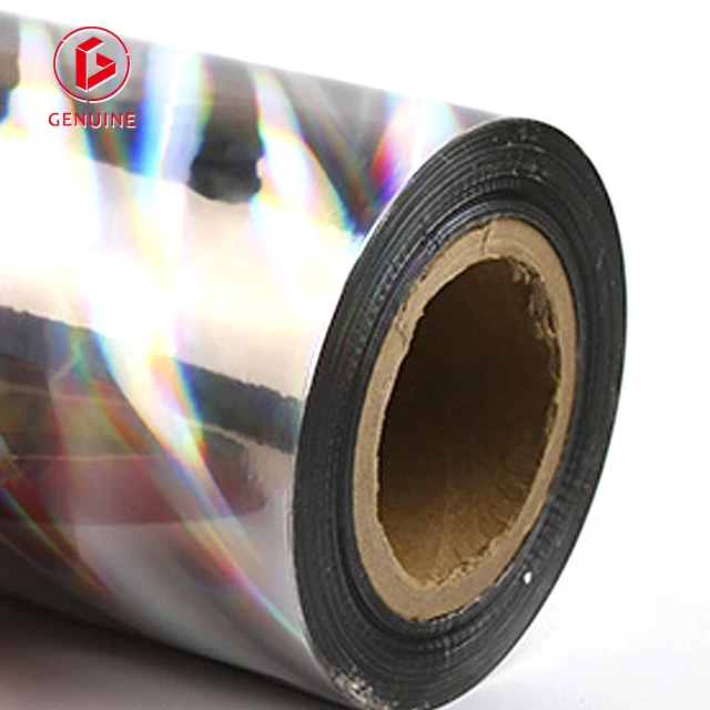 PET 3D Hologram Lens silver Packaging Film
