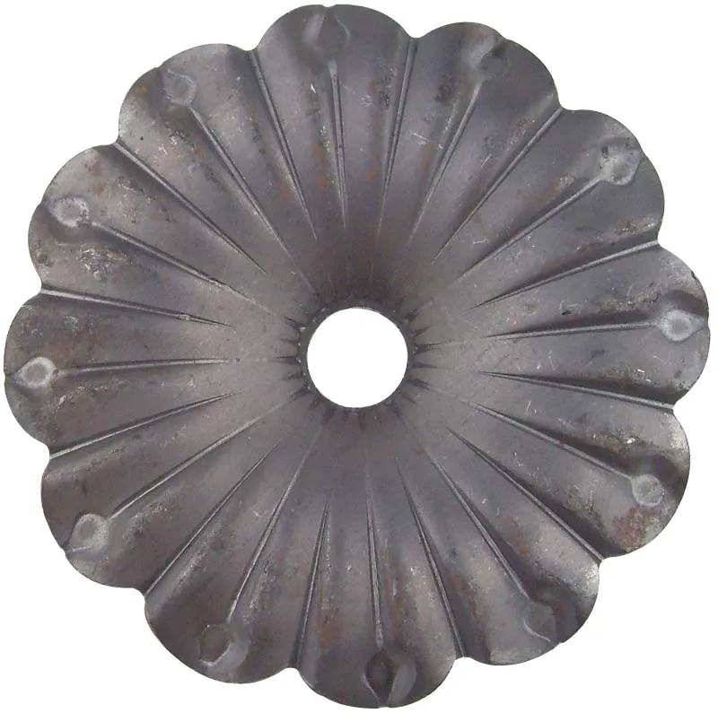 Cast Iron Decorative Wrought iron gate Window railing Ornaments Cast Steel Leaves Ornaments