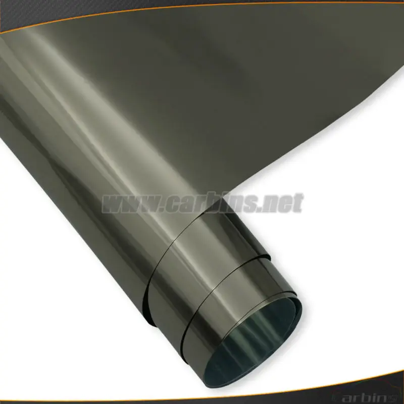 Черный зеркальный хром автомобиль обруч винила фольги, хром авто аксессуаров наклейки 1.52*20m